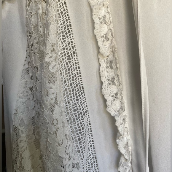 Rebecca Minkoff sheer and lace blouse - Picture 2 of 5